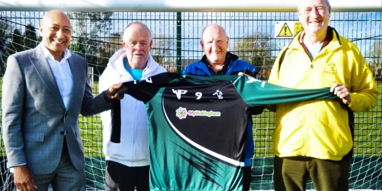 My Wokingham Proud Sponsors of Woodley Pensioners Walking Football Team